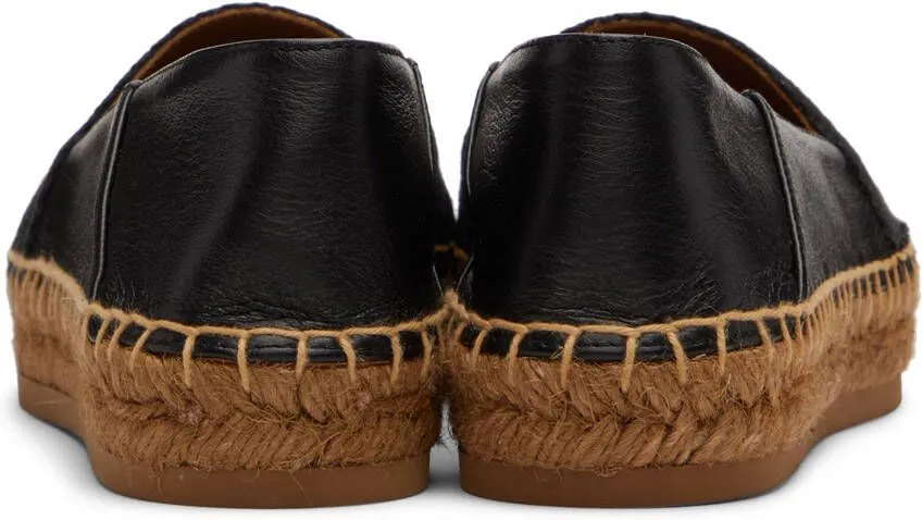 Chloé Black Woody Espadrilles