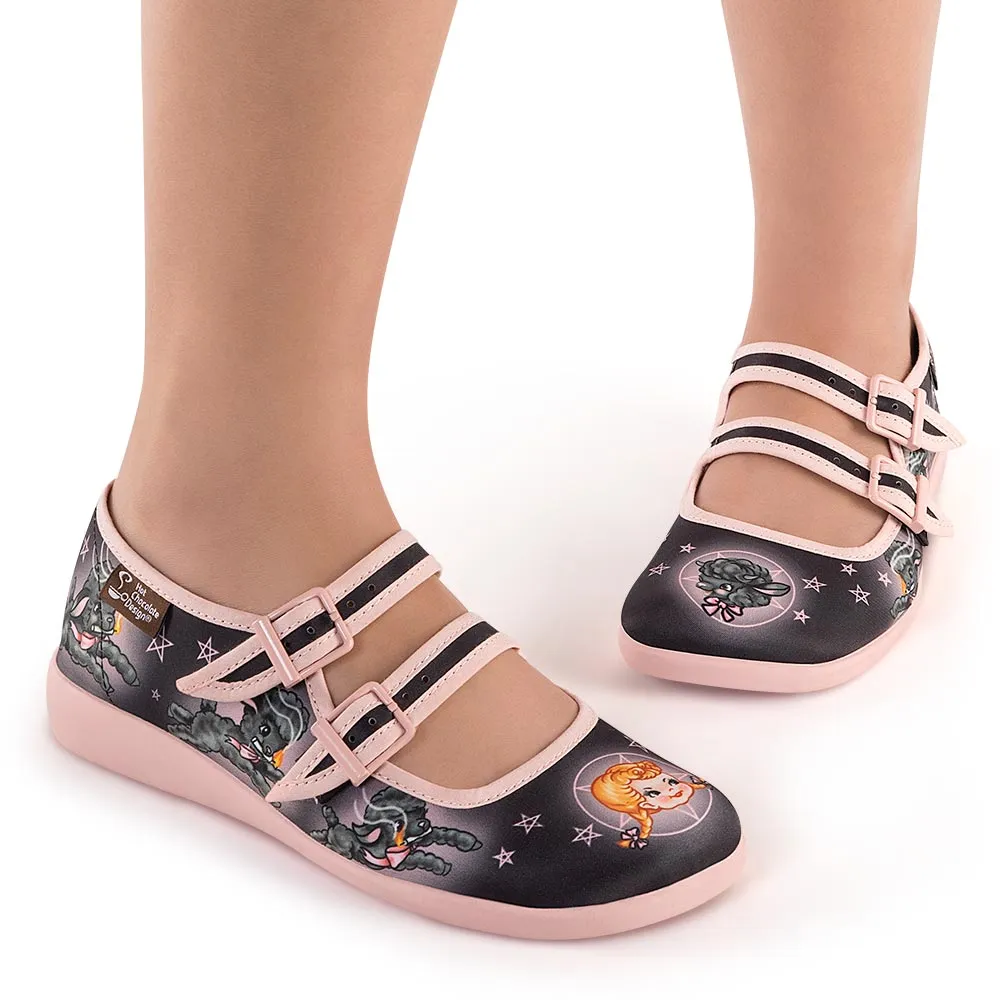 Chocolaticas® Mary Had A Little Lamb Women's Mary Jane Flat