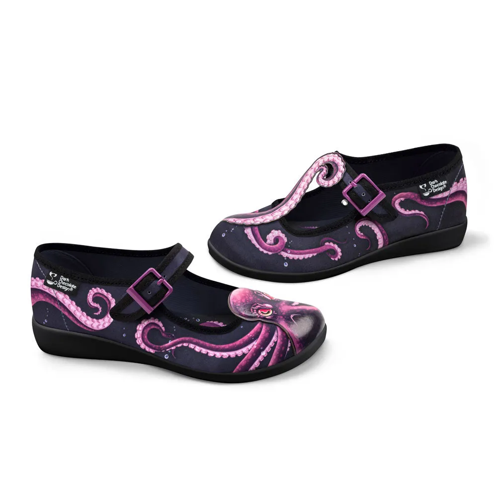 Chocolaticas® Sea Demon Women's Mary Jane Flat