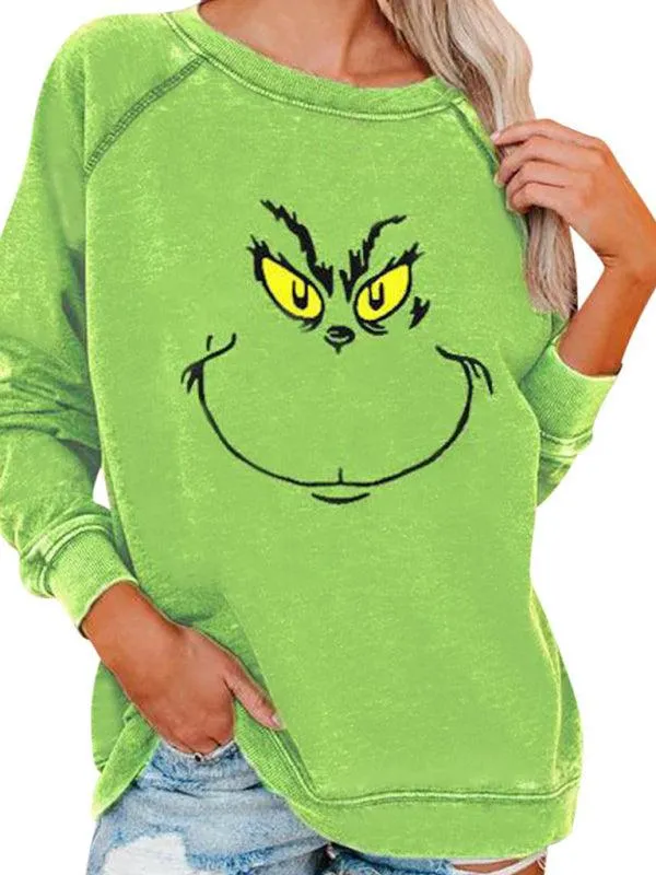 Christmas Grinch Women's Sweatshirt