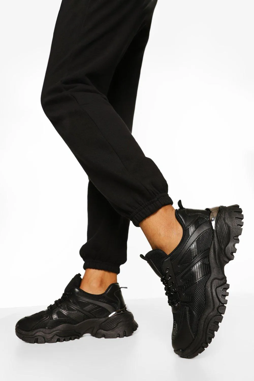 Chunky Lug Sole Sneakers