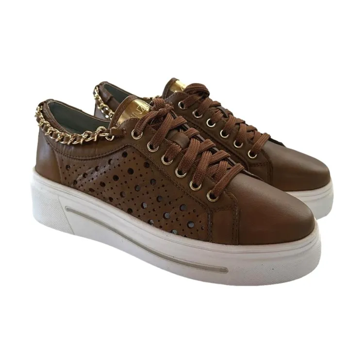 Tan Cinzia Soft IV1021472 Lace-Up Sneakers