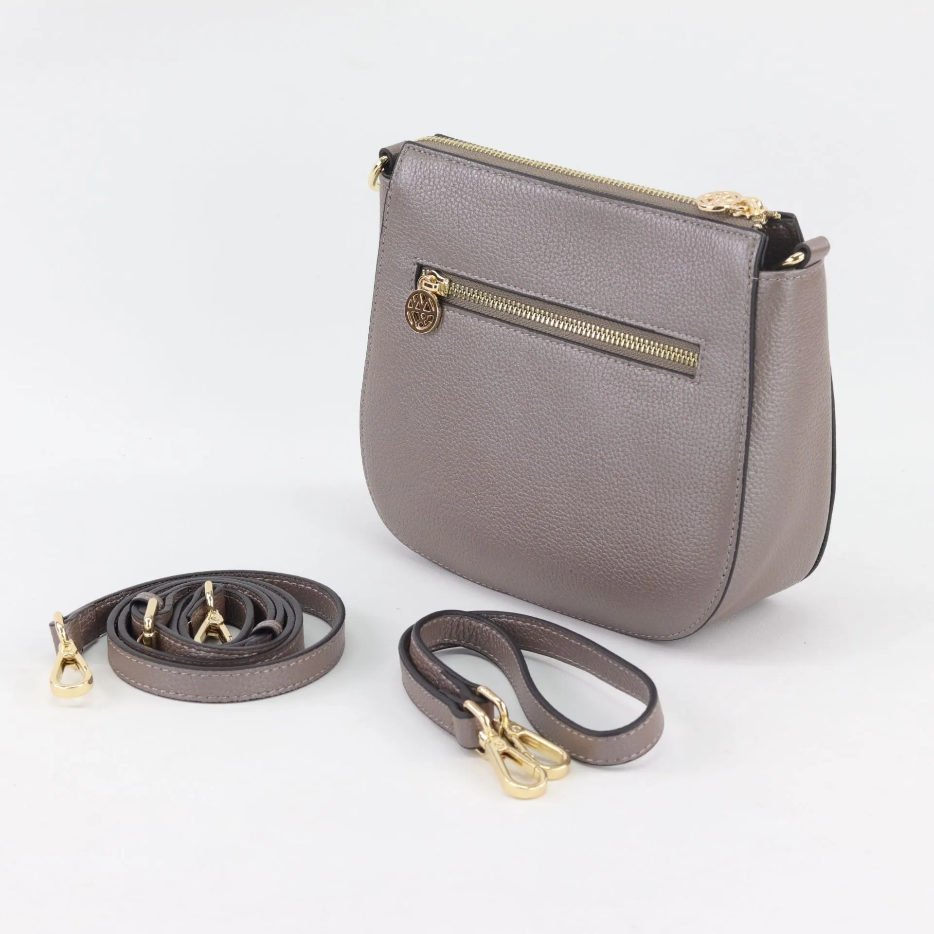 Clara leather shoulder bag