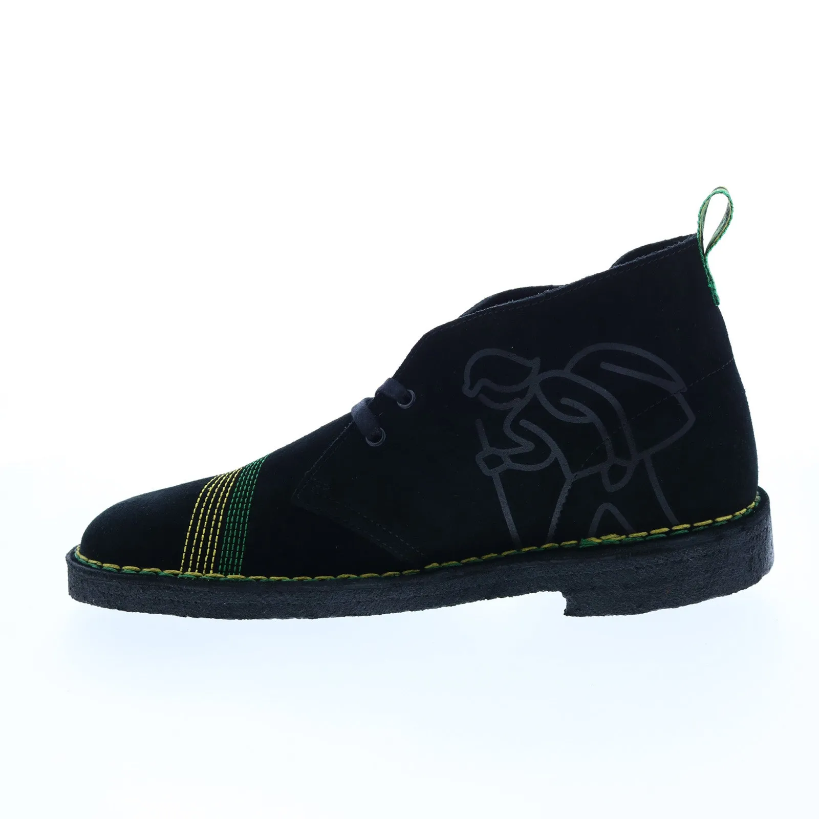 Clarks Black Suede Chukka Boots for Men