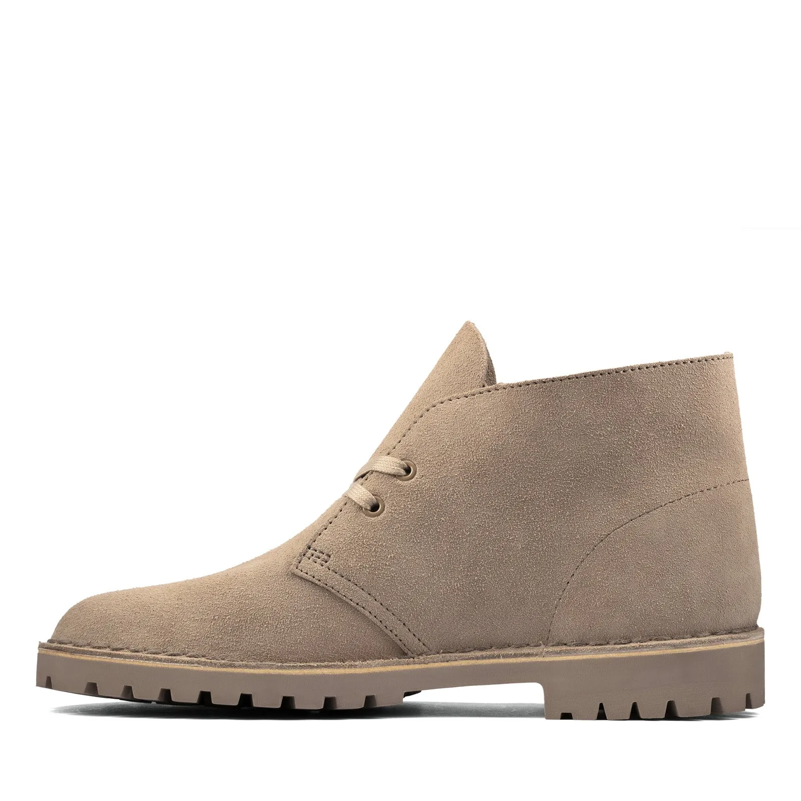 Clarks Desert Rock Men's Beige Suede Chukka Boots - 26162704