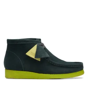 Clarks Green Suede Wallabee Chukka Boots for Men