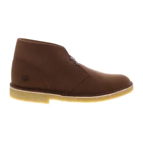 Clarks Men's Brown Suede Desert Boots Lace Up Chukkas - 26162423