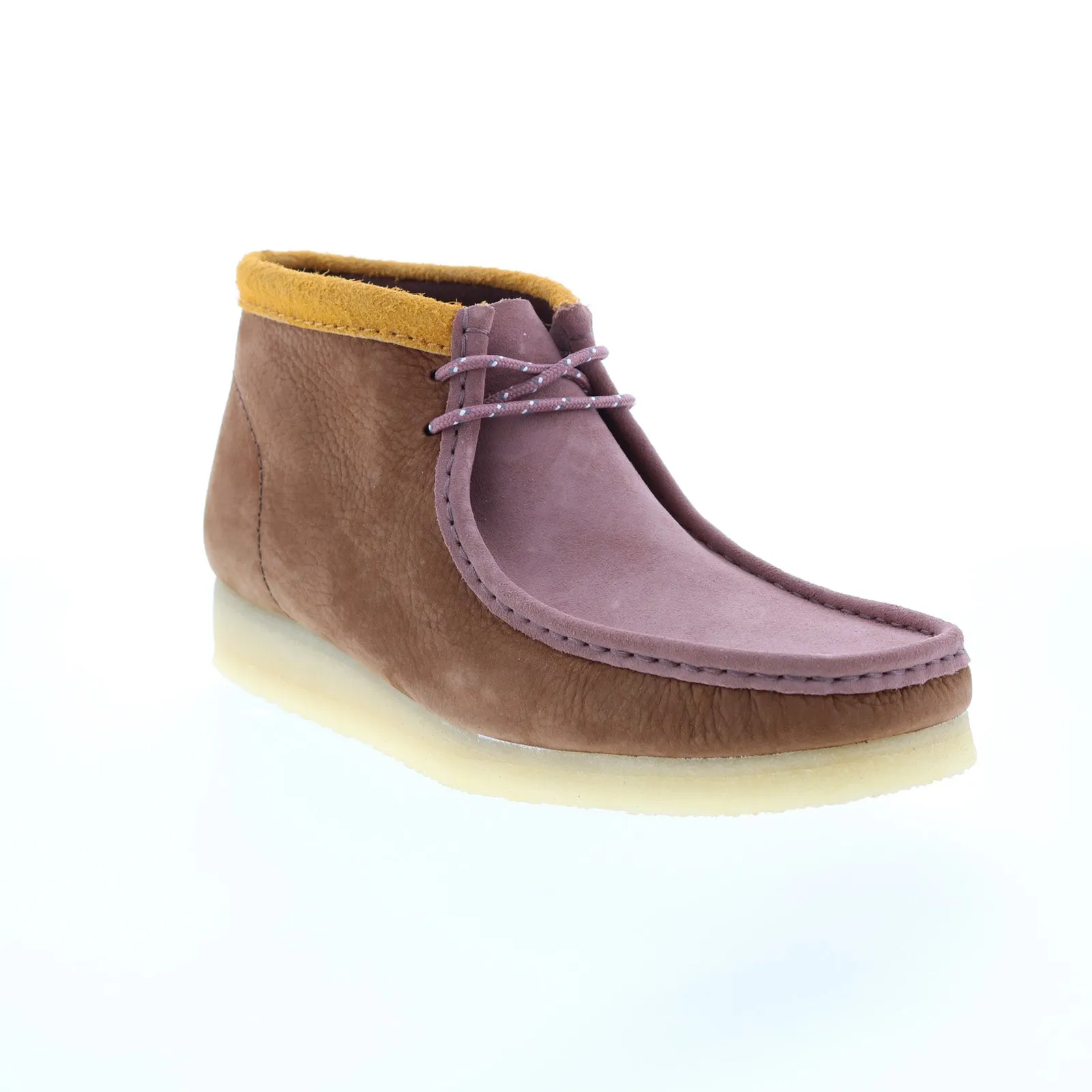 Clarks Men's Brown Suede Wallabee Boot Chukkas Boots