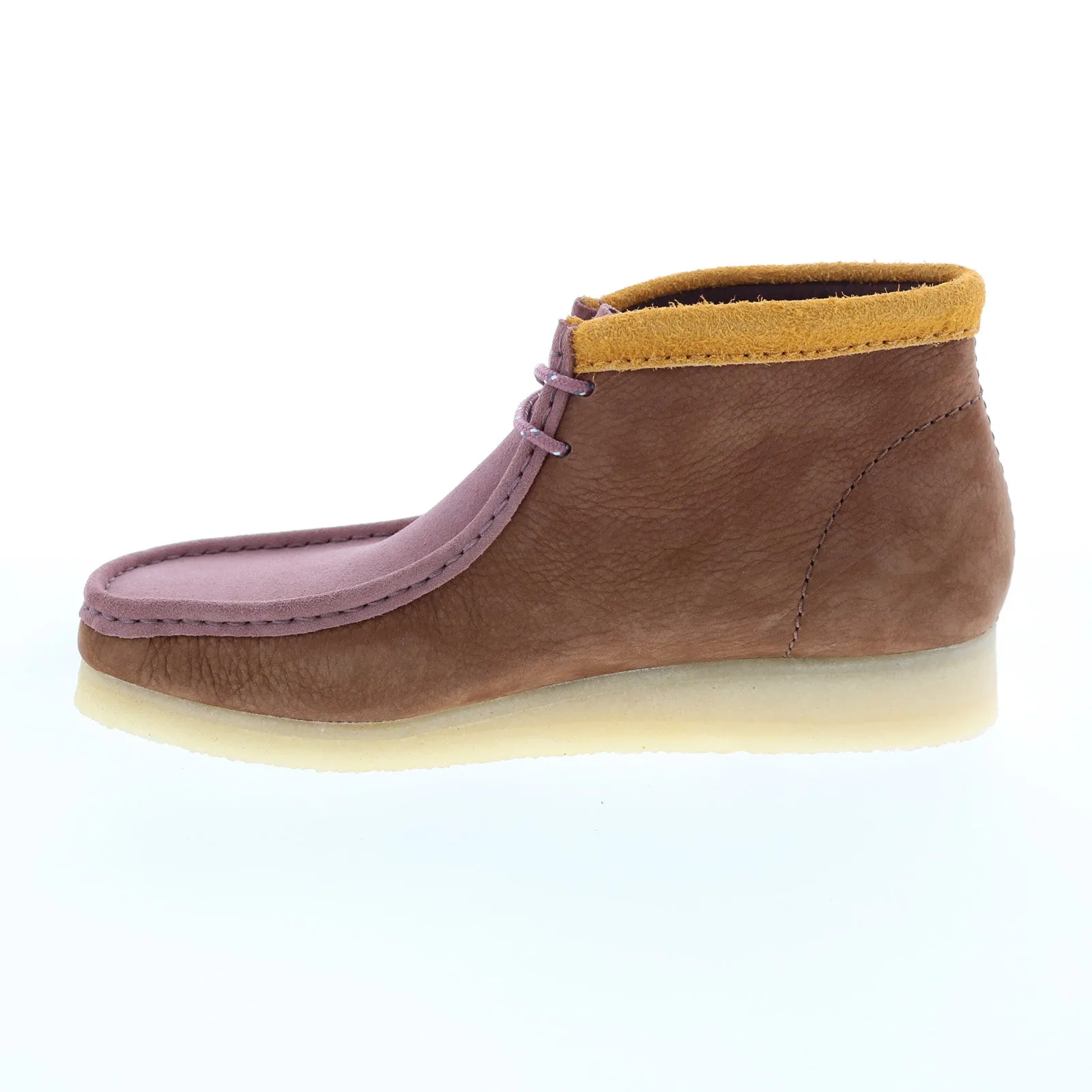 Clarks Men's Brown Suede Wallabee Boot Chukkas Boots