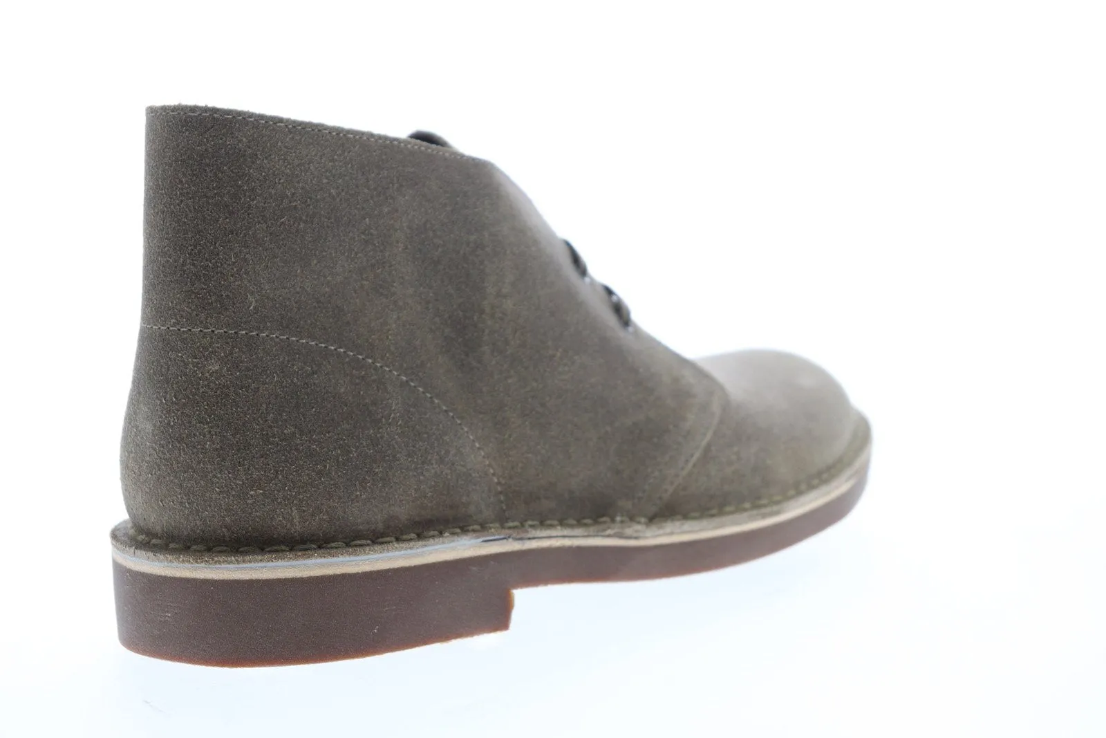 Clarks Men's Gray Suede Chukka Boots, Lace Up - Bushacre 2, Style 26141154