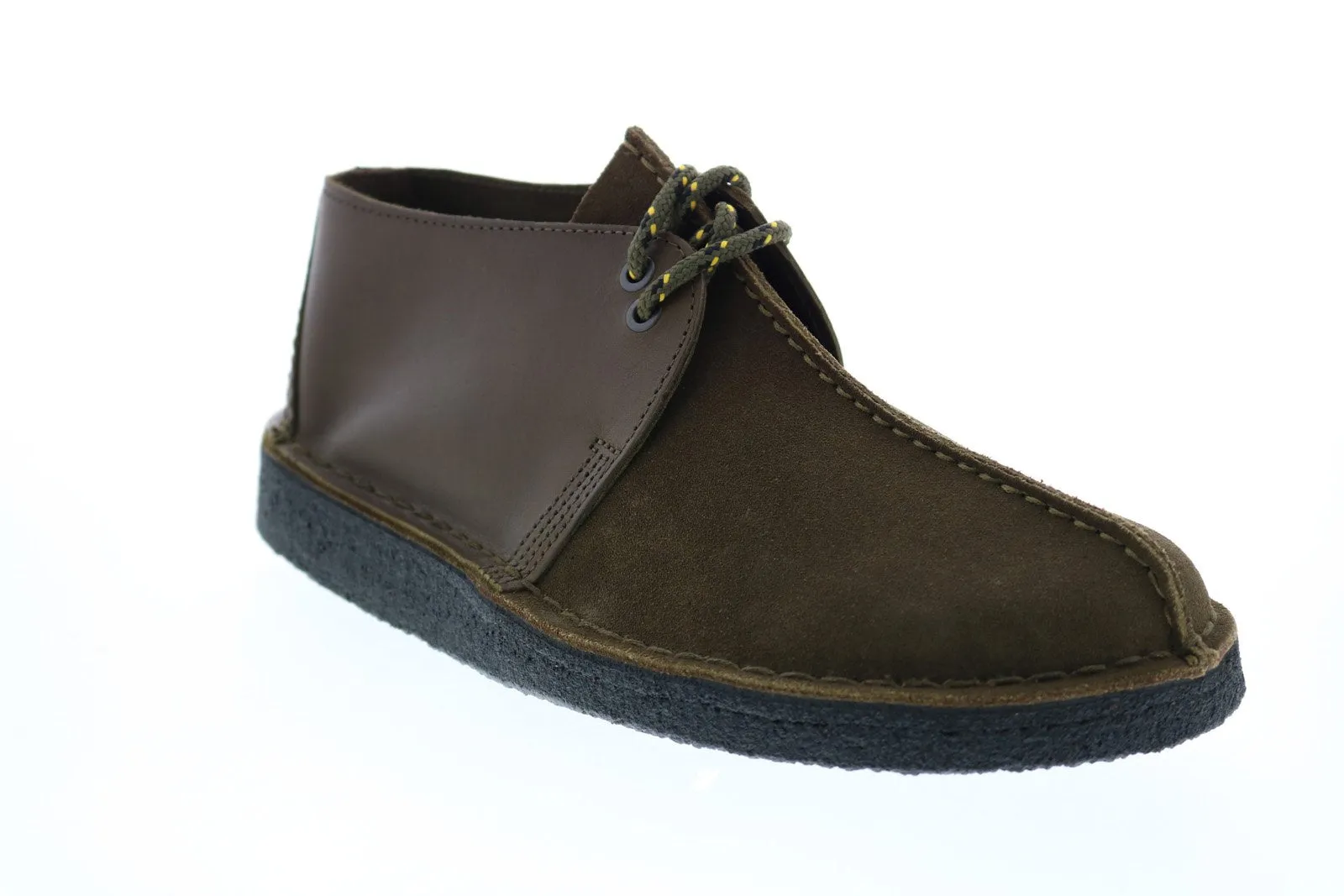 Clarks Men's Green Suede Chukka Boots - Desert Trek Style