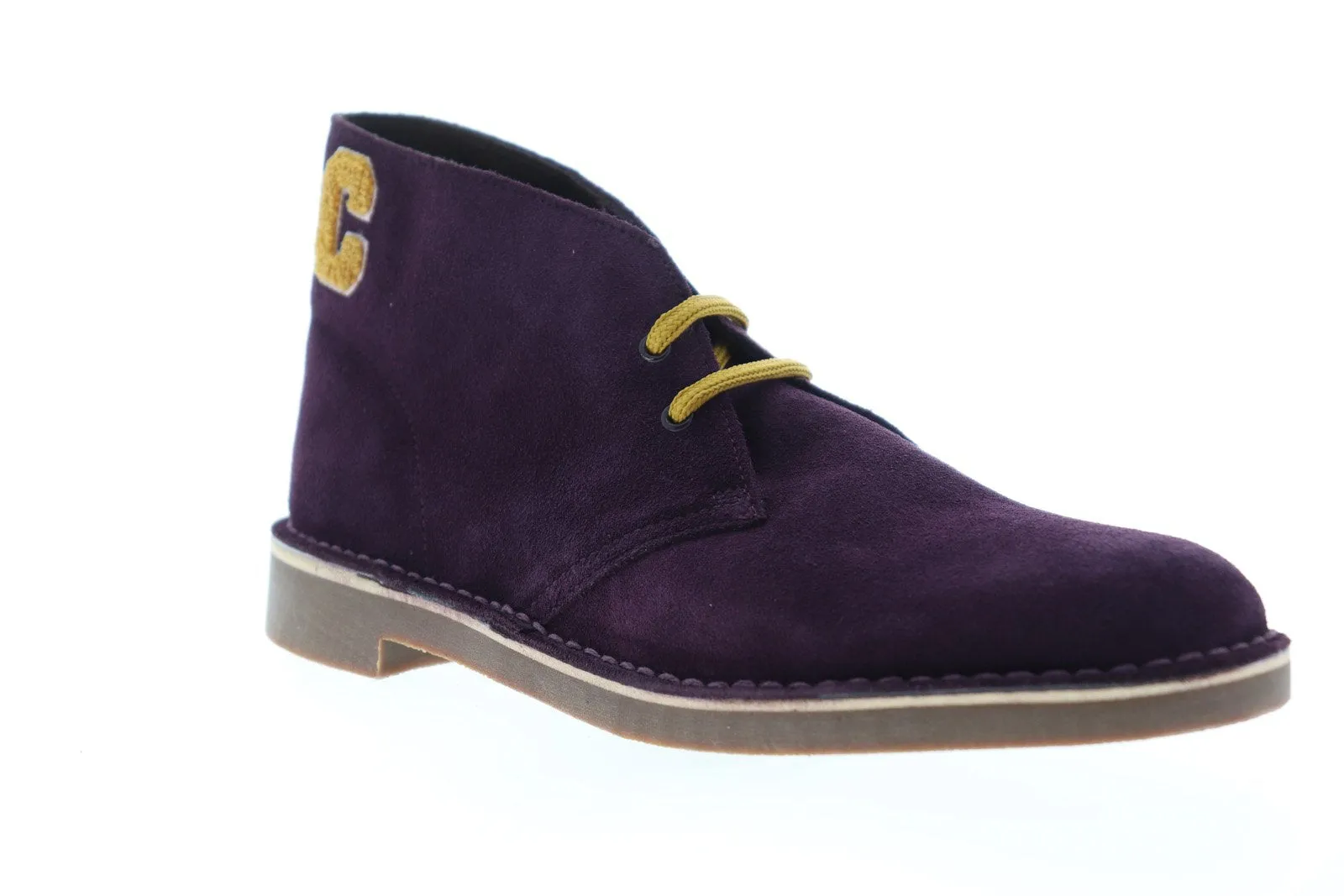 Clarks Men's Purple Suede Chukka Boots 26140066 - Lace-Up Bushacre 2