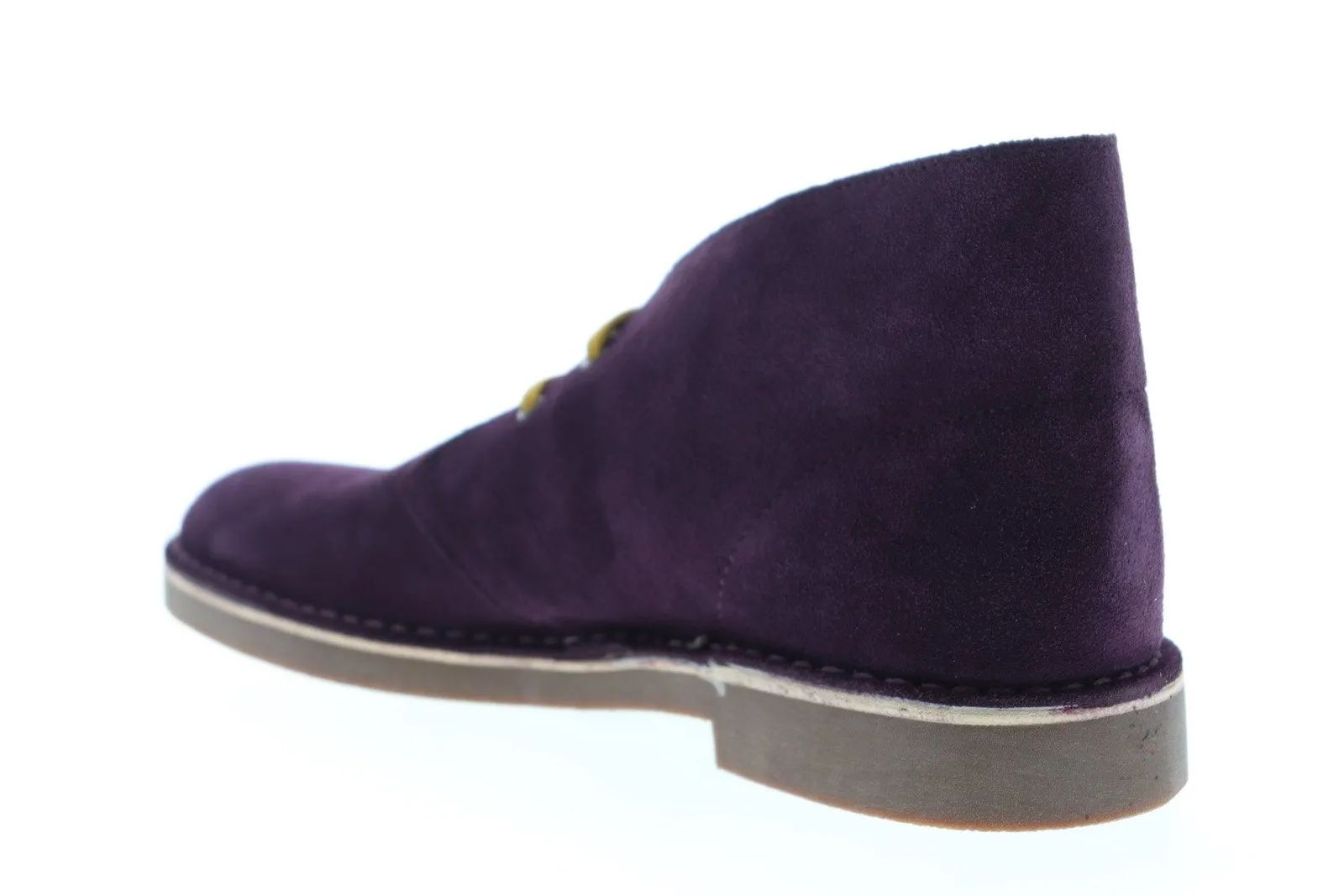 Clarks Men's Purple Suede Chukka Boots 26140066 - Lace-Up Bushacre 2