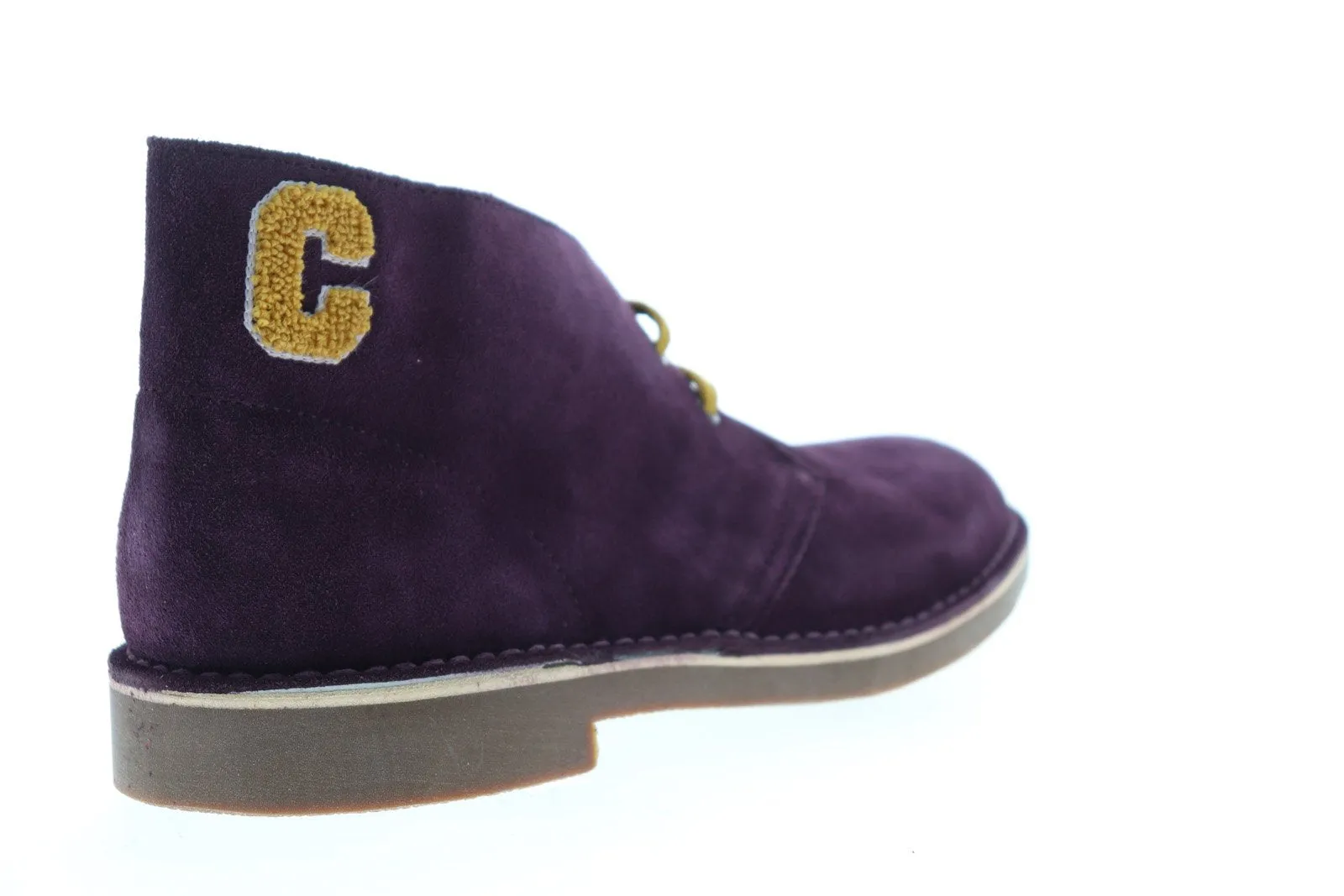 Clarks Men's Purple Suede Chukka Boots 26140066 - Lace-Up Bushacre 2