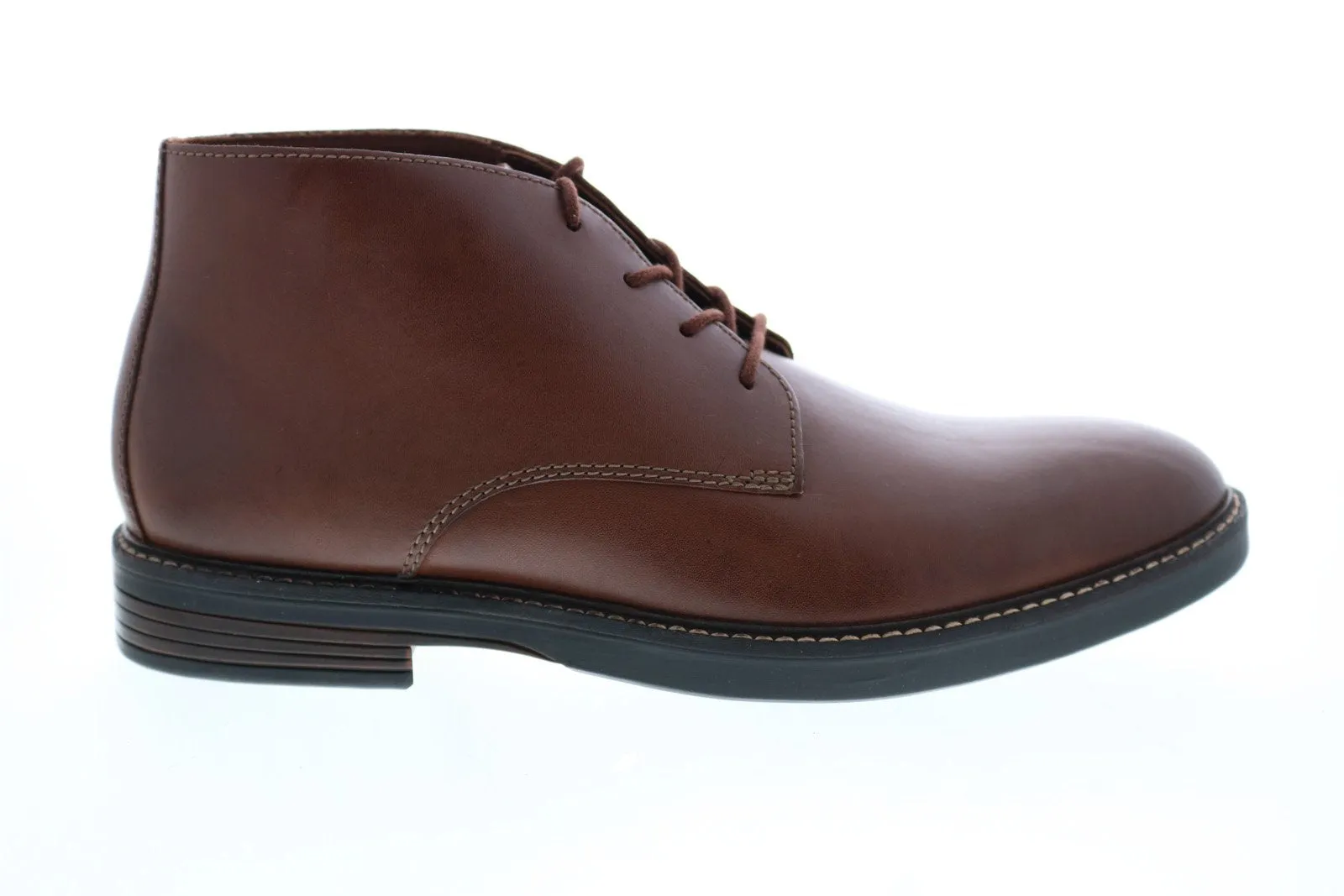 Clarks Paulson Mid Men's Brown Leather Chukka Boots