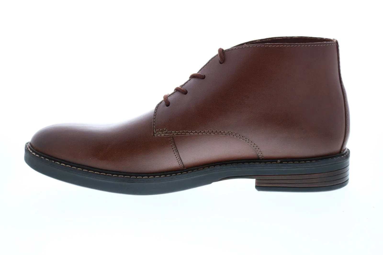 Clarks Paulson Mid Men's Brown Leather Chukka Boots