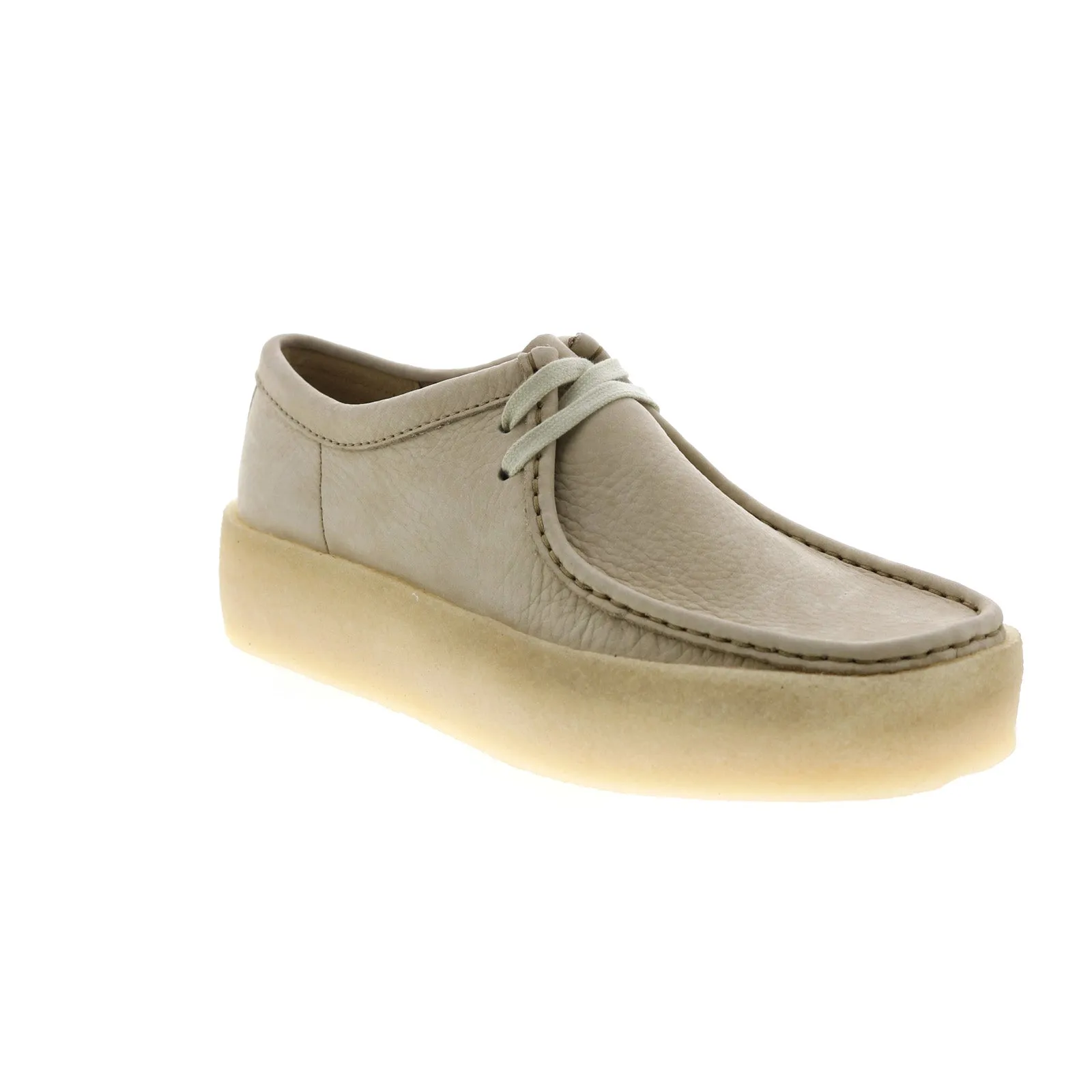 Clarks Wallabee Cup Men's Beige Nubuck Chukka Boots