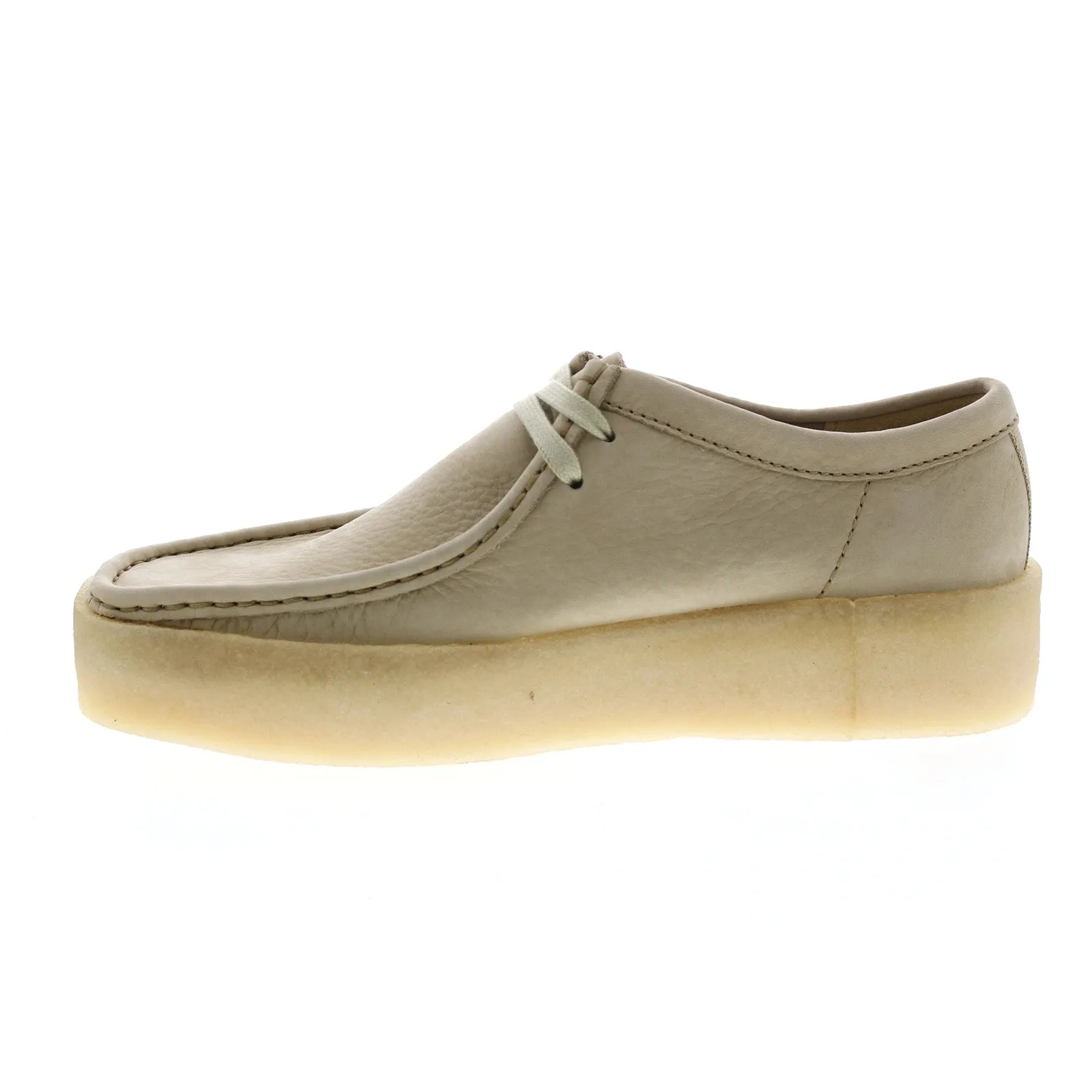 Clarks Wallabee Cup Men's Beige Nubuck Chukka Boots