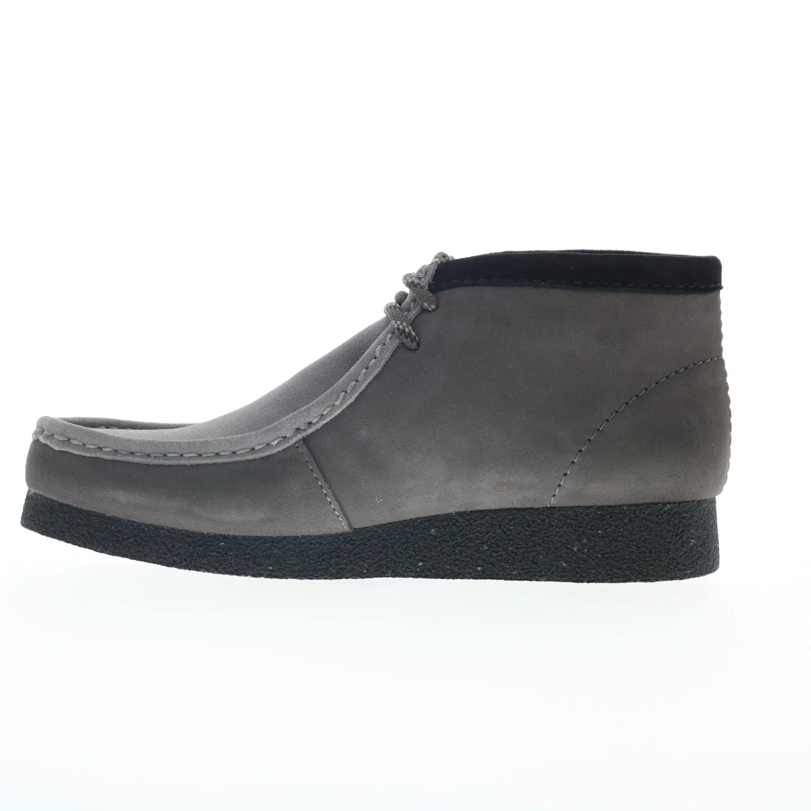 Clarks Wallabee EVO Boot Men's Gray Suede Chukkas Lace Up Boots