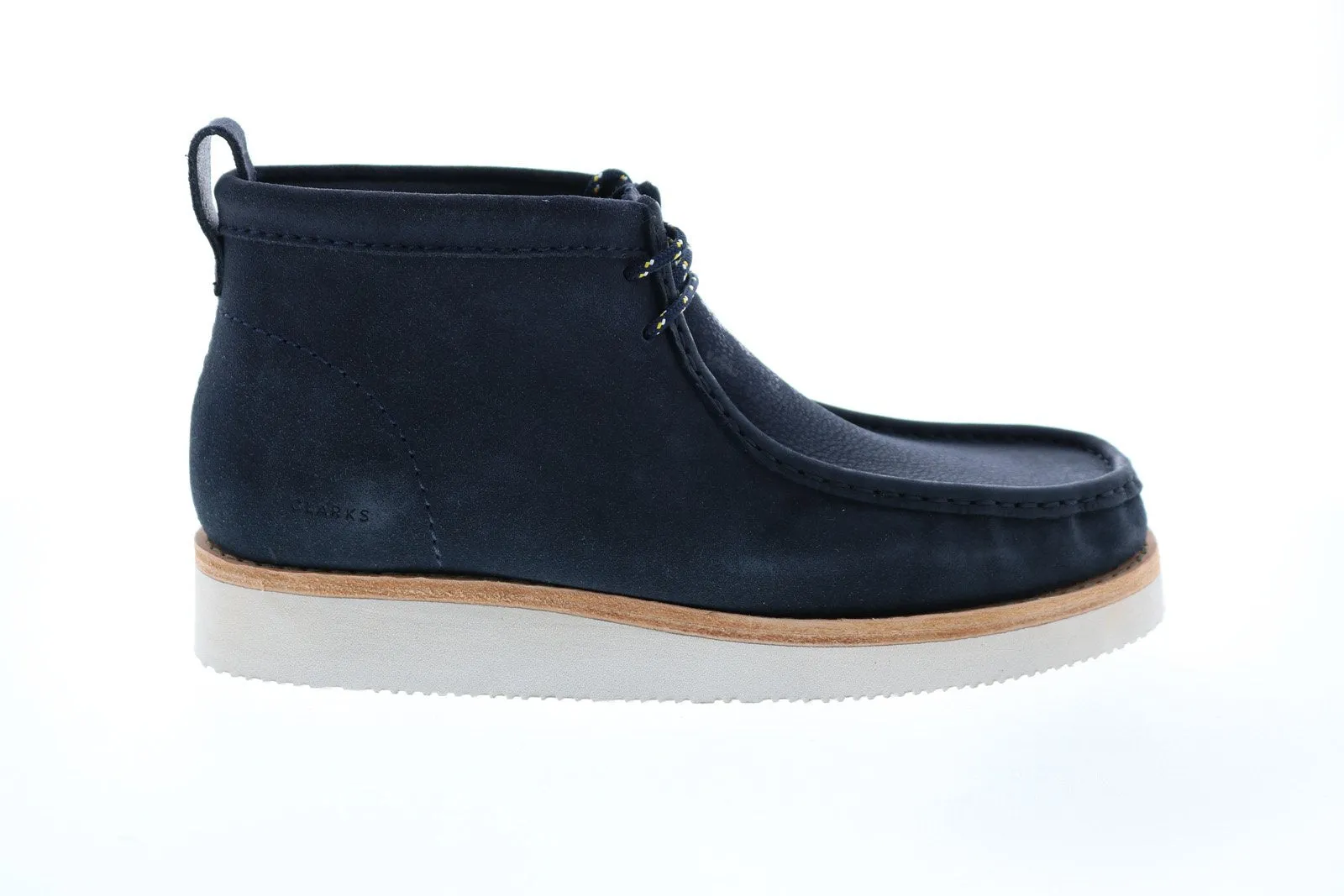 Clarks Wallabee Hike Men's Blue Suede Chukkas Boots