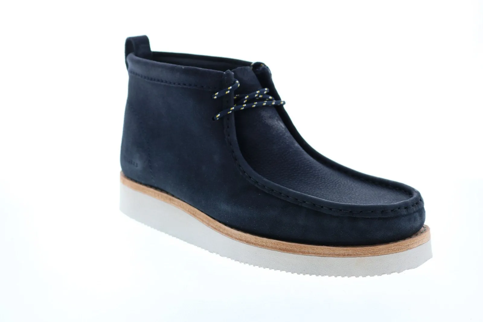 Clarks Wallabee Hike Men's Blue Suede Chukkas Boots