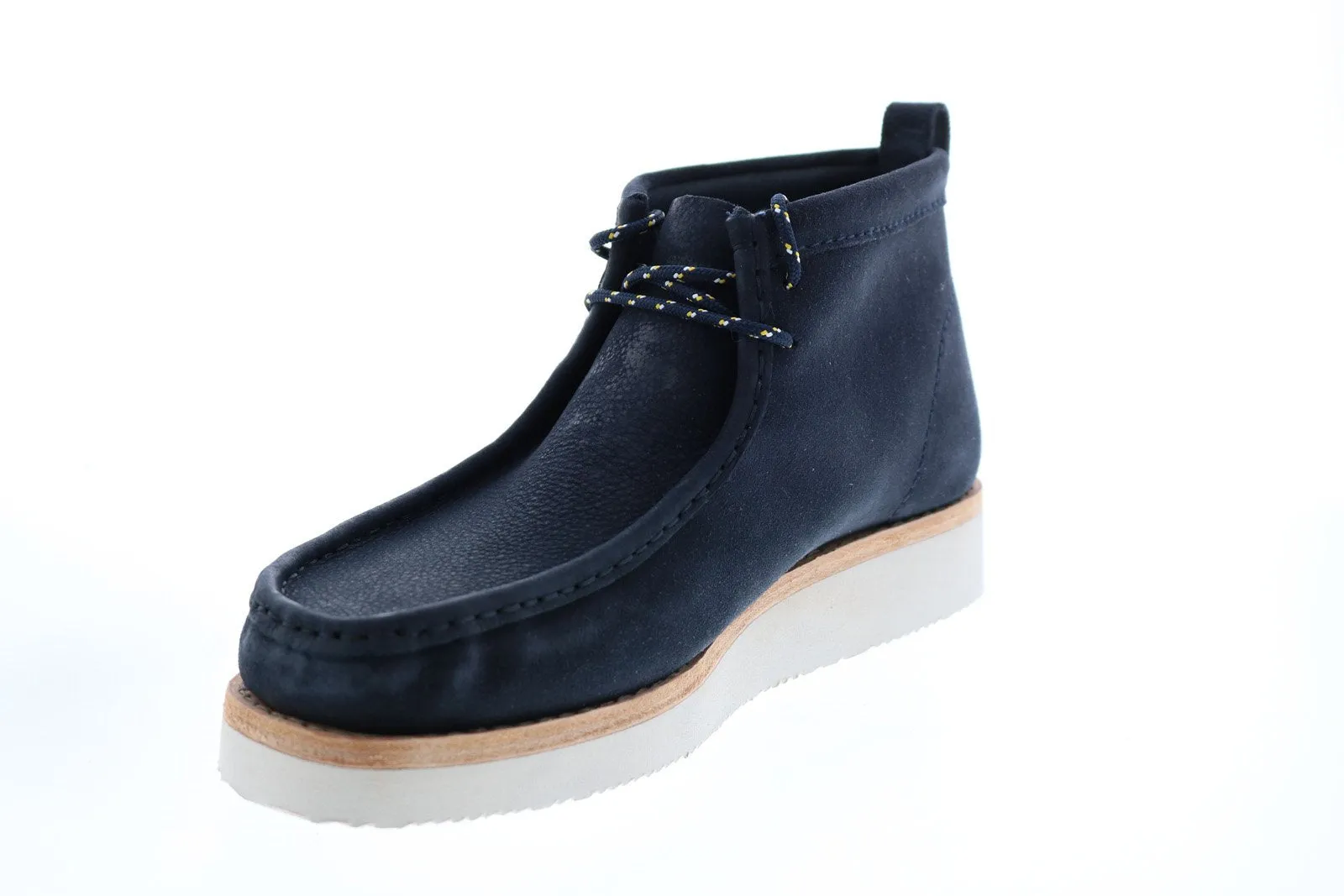 Clarks Wallabee Hike Men's Blue Suede Chukkas Boots