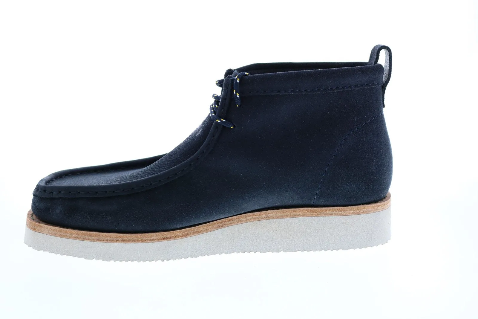 Clarks Wallabee Hike Men's Blue Suede Chukkas Boots