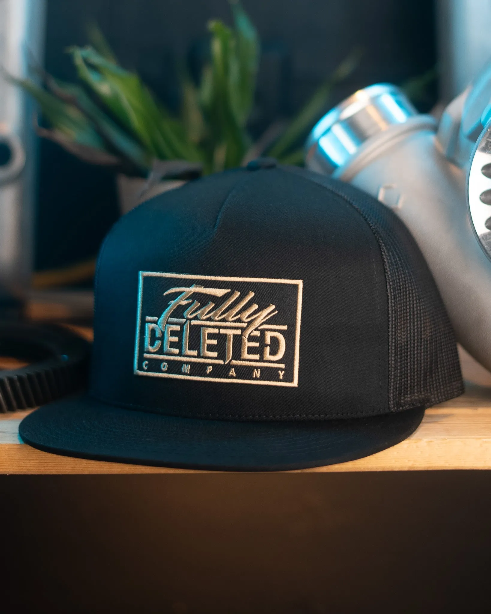 Flat Bill Blacked Out Classic Snapback