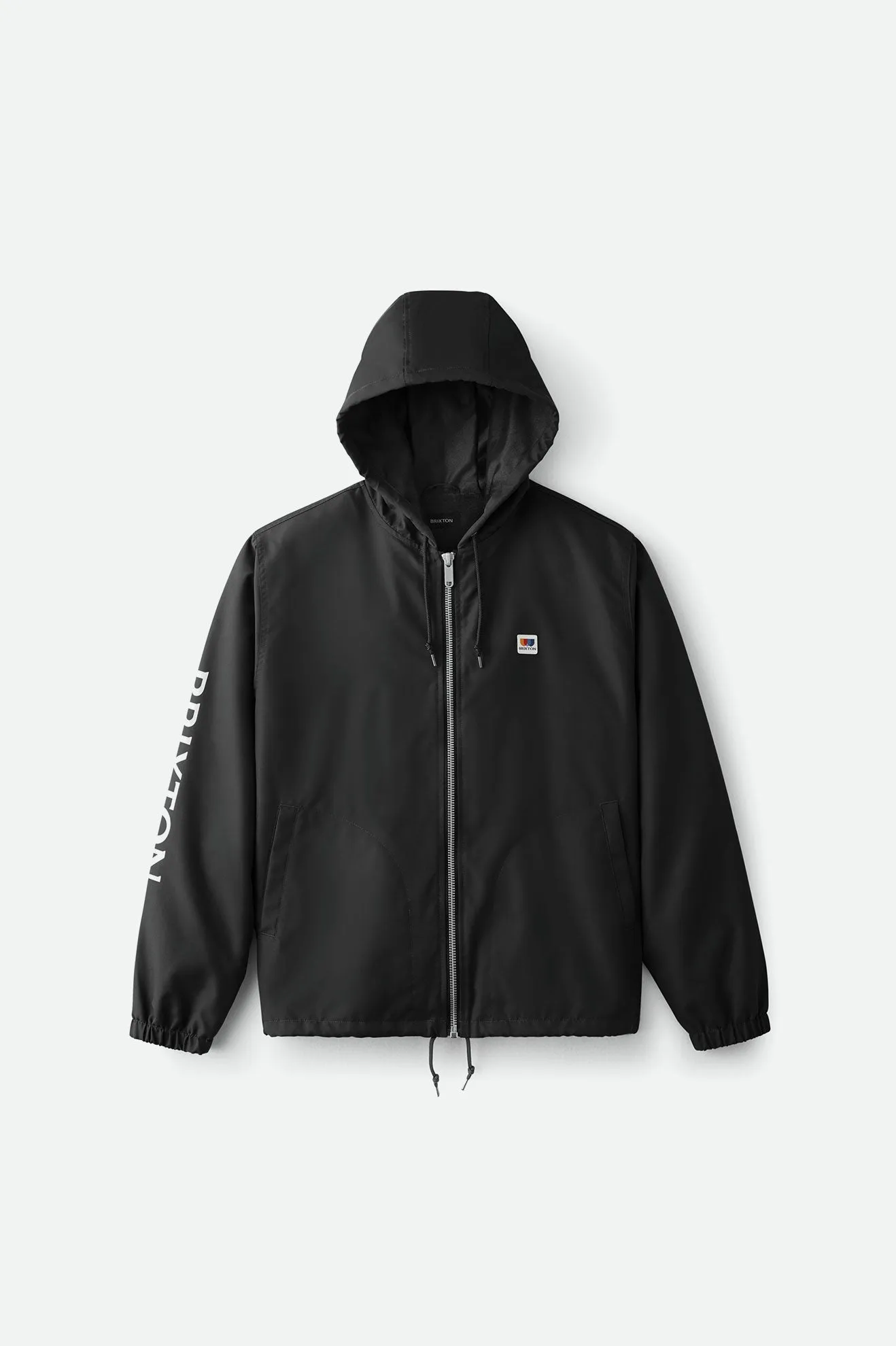 Claxton Alton Zip Hood Jacket - Black/White