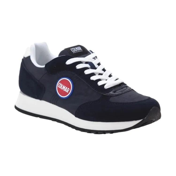 Men's Navy Colmar Lace-Up Sneakers