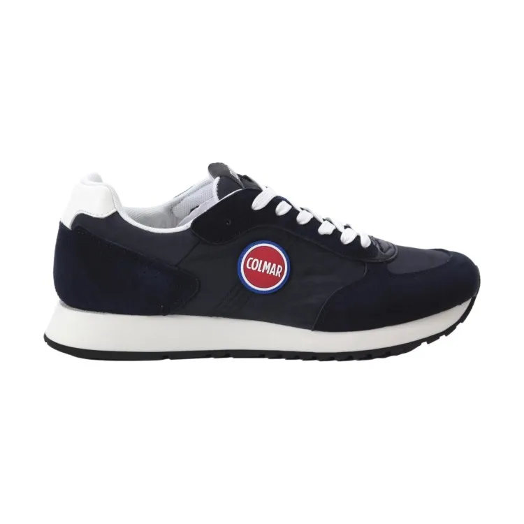 Men's Navy Colmar Lace-Up Sneakers