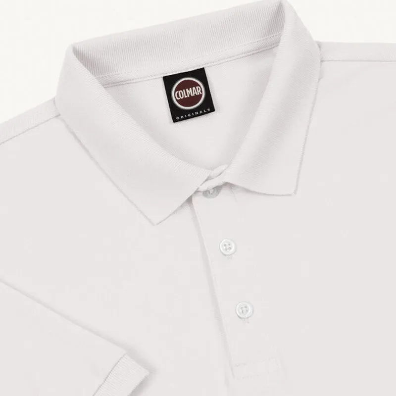 Colmar White Stretch Polo Shirt