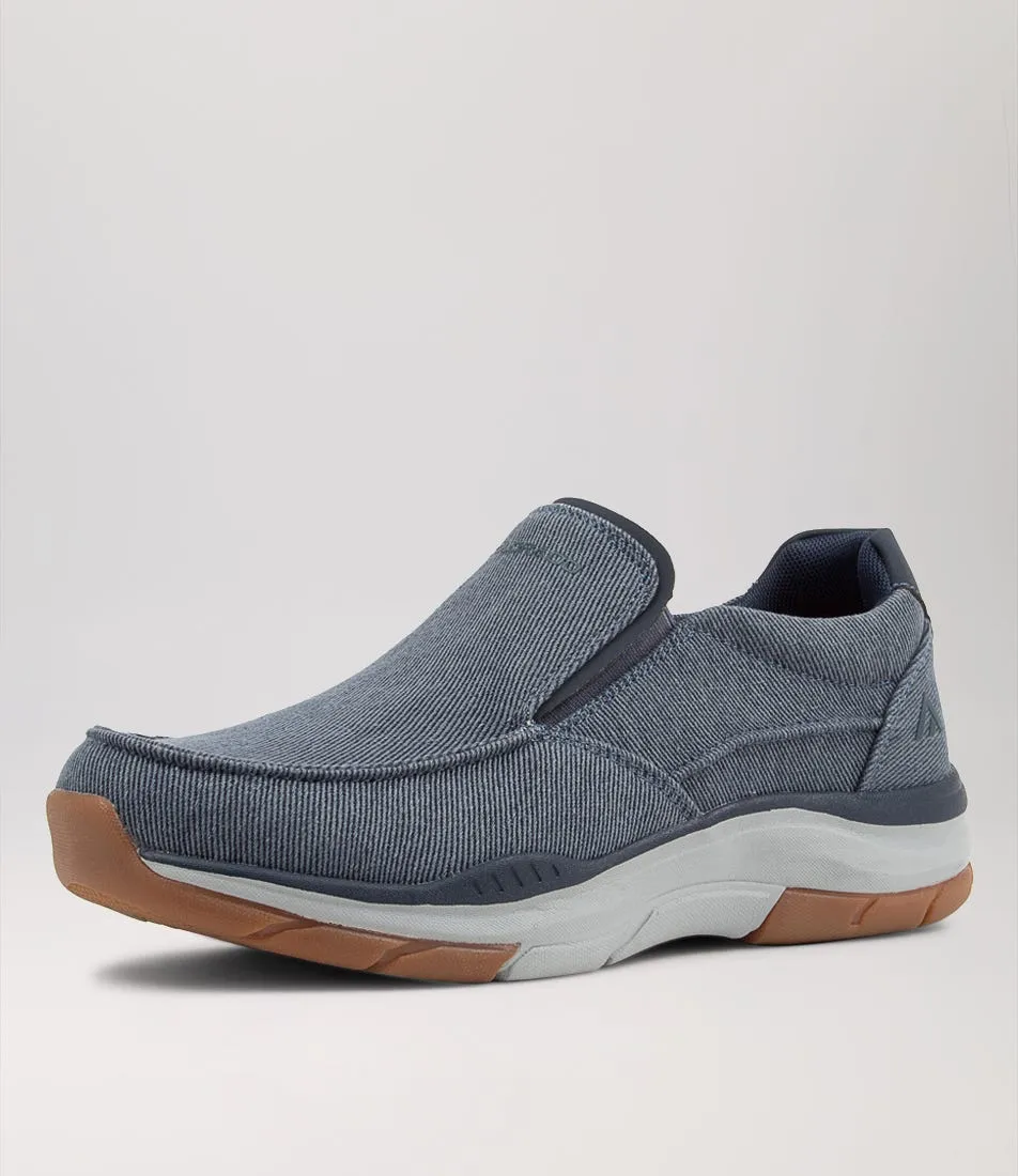 COLORADO Zibo Dark Navy Canvas Sneakers