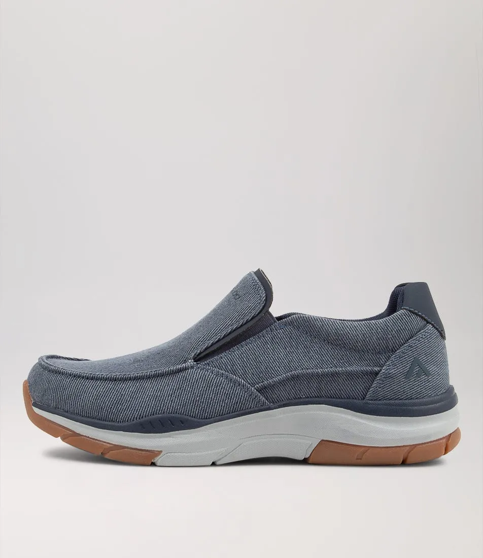 COLORADO Zibo Dark Navy Canvas Sneakers