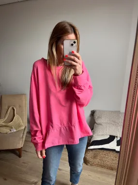 Cotton Hem Sweatshirt