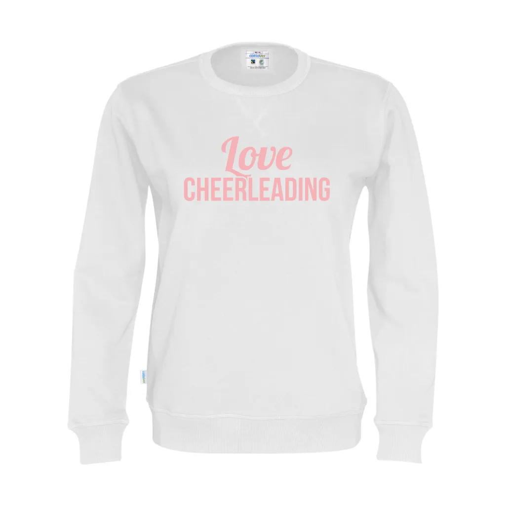 Cottover Love Cheerleading sweatshirt (organic)