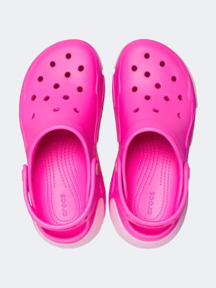 Crocs Bubble Crush Clog Unisex Lifestyle Slippers Pink Crush