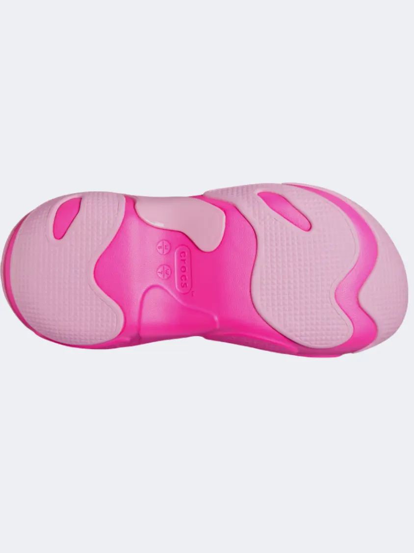 Crocs Bubble Crush Clog Unisex Lifestyle Slippers Pink Crush