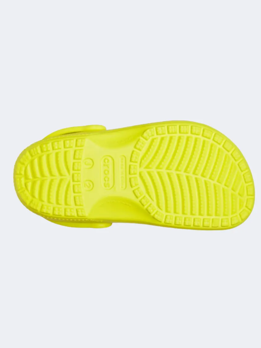 Crocs Classic Kids Lifestyle Slippers Yellow/Acidity