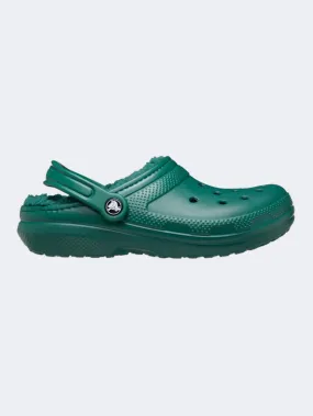 Crocs Classic Lined Clog Unisex Lifestyle Slippers Emerald