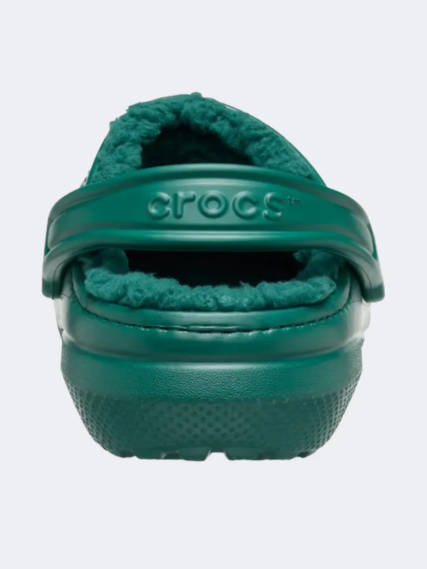 Crocs Classic Lined Clog Unisex Lifestyle Slippers Emerald