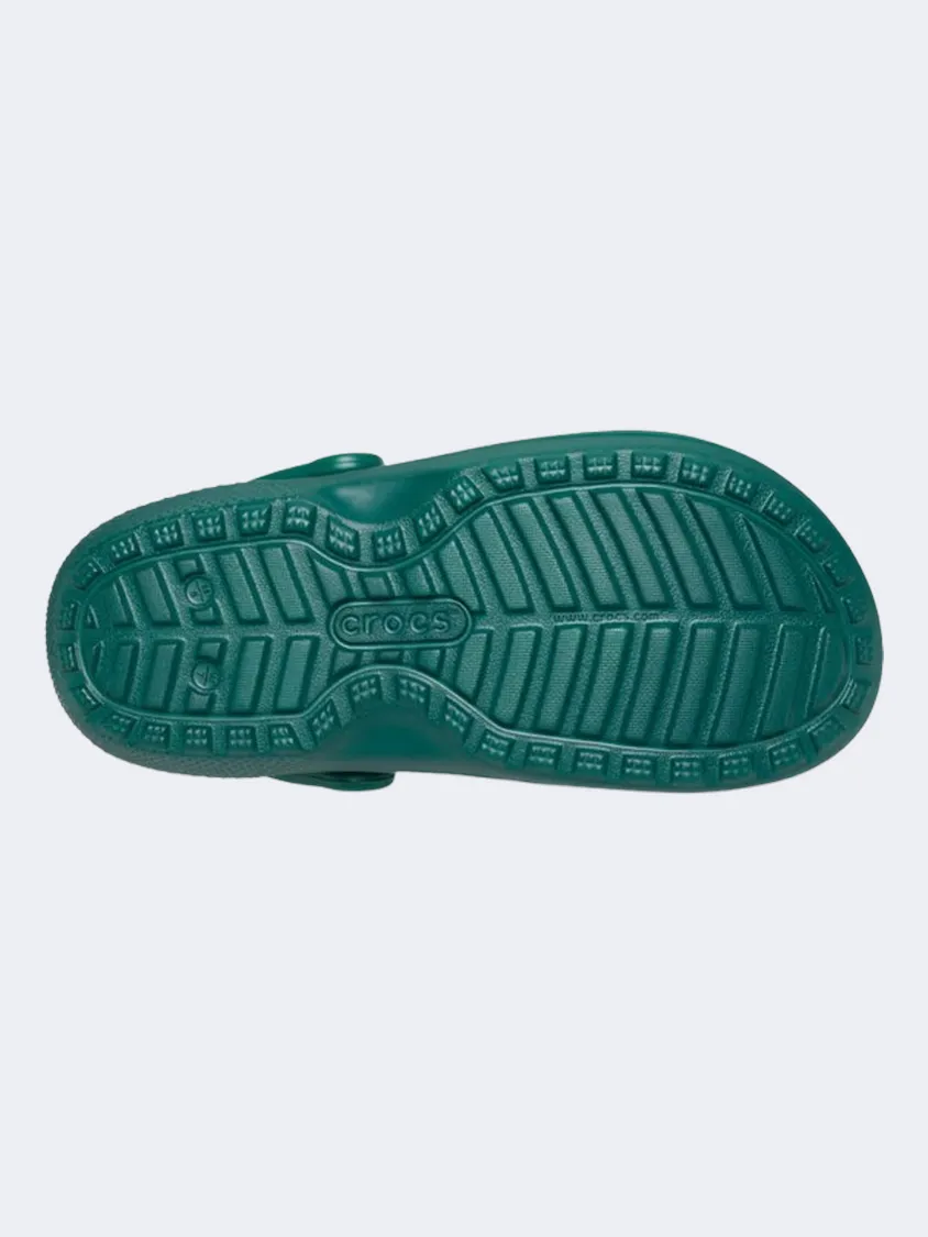 Crocs Classic Lined Clog Unisex Lifestyle Slippers Emerald