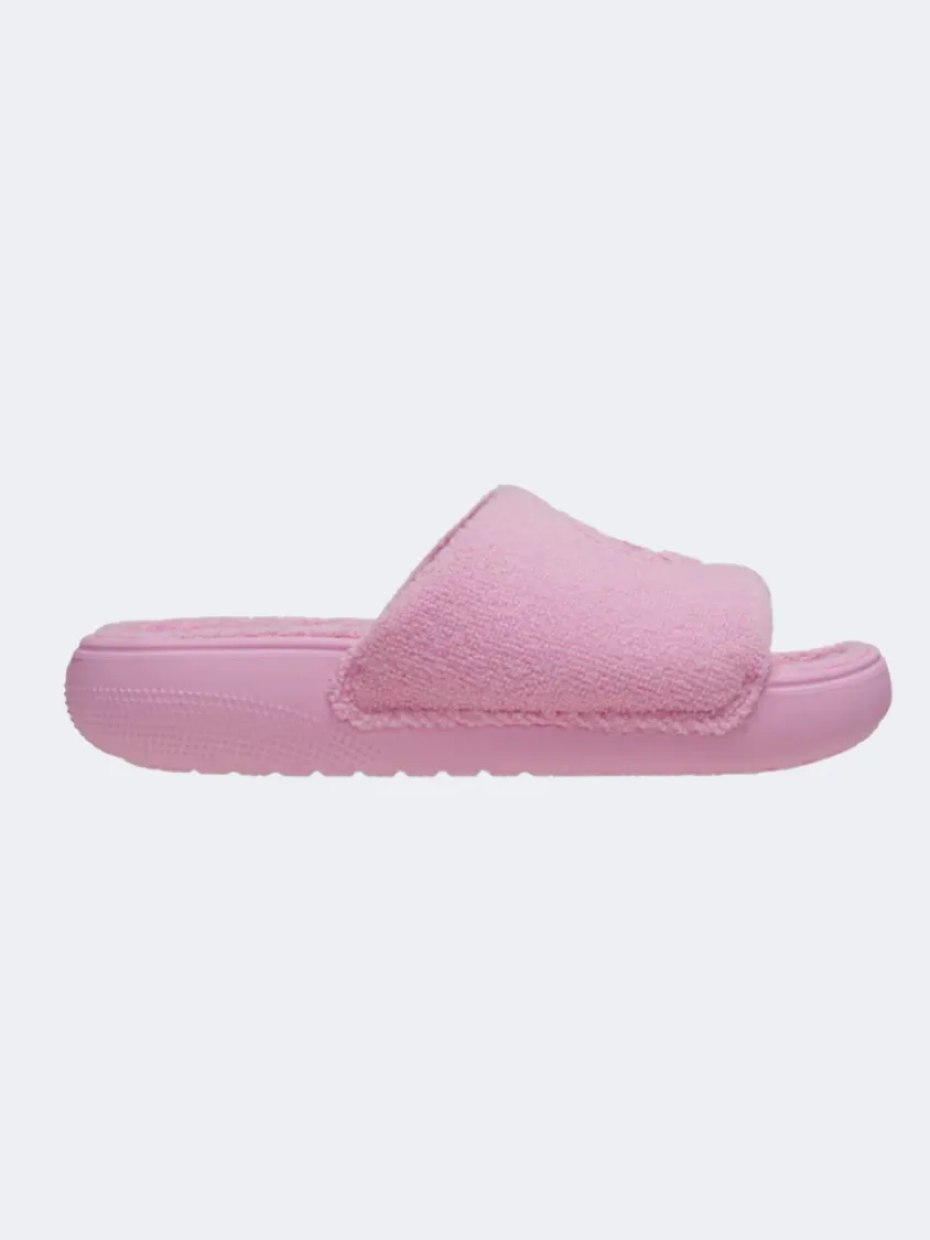 Crocs Classic Towel Unisex Lifestyle Slippers Pink Tweed