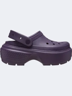 Crocs Stomp Clog Unisex Lifestyle Slippers Dark Iris