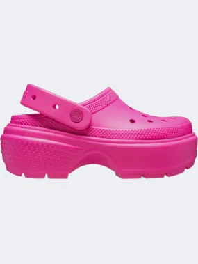 Crocs Stomp Clog Unisex Lifestyle Slippers Pink Crush