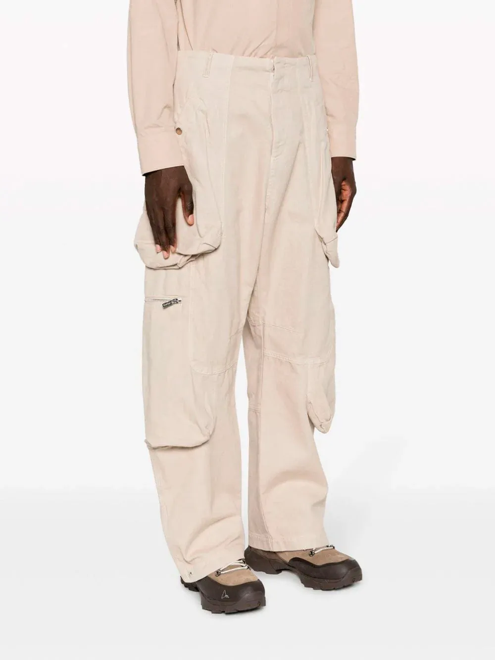 Croissant cargo trousers