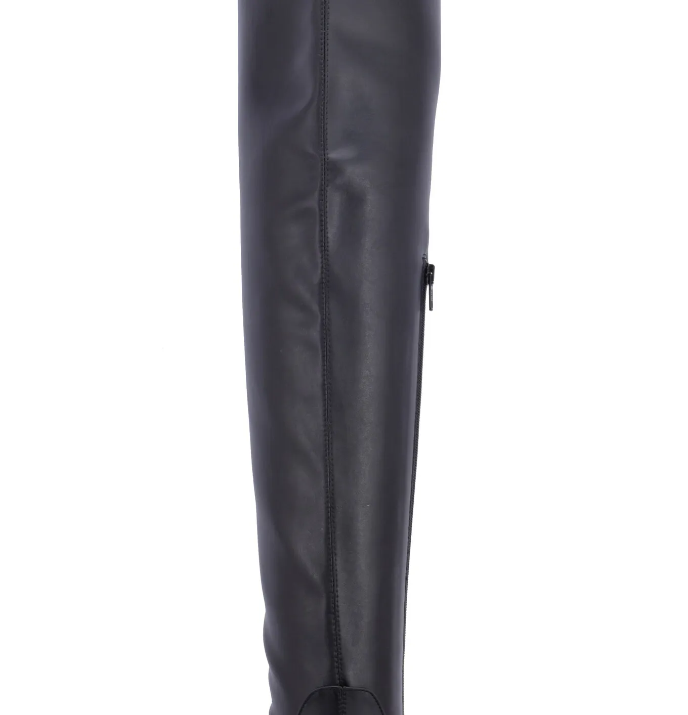 Crotch high boots with 12cm  heels in Italian VEGAN leather