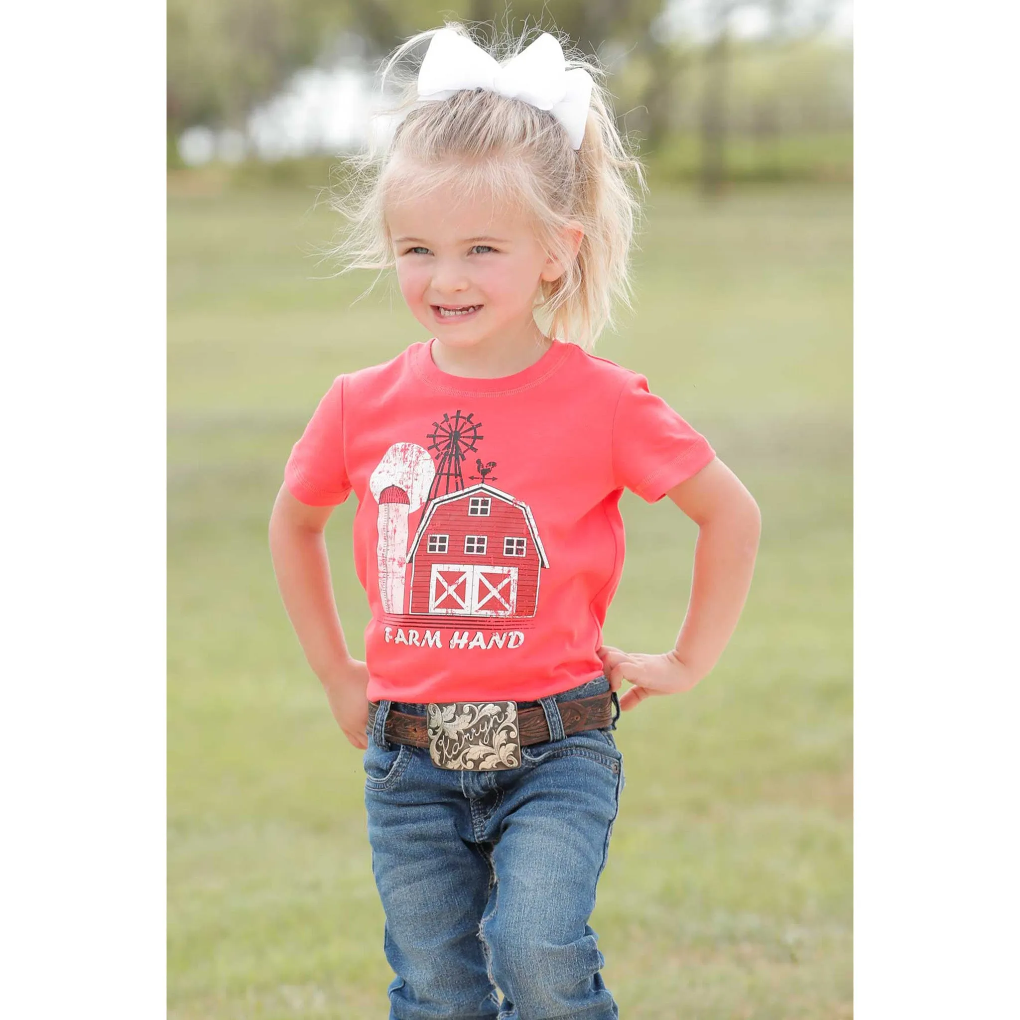 Cruel Girl Kids Corral Farm Hand Tee