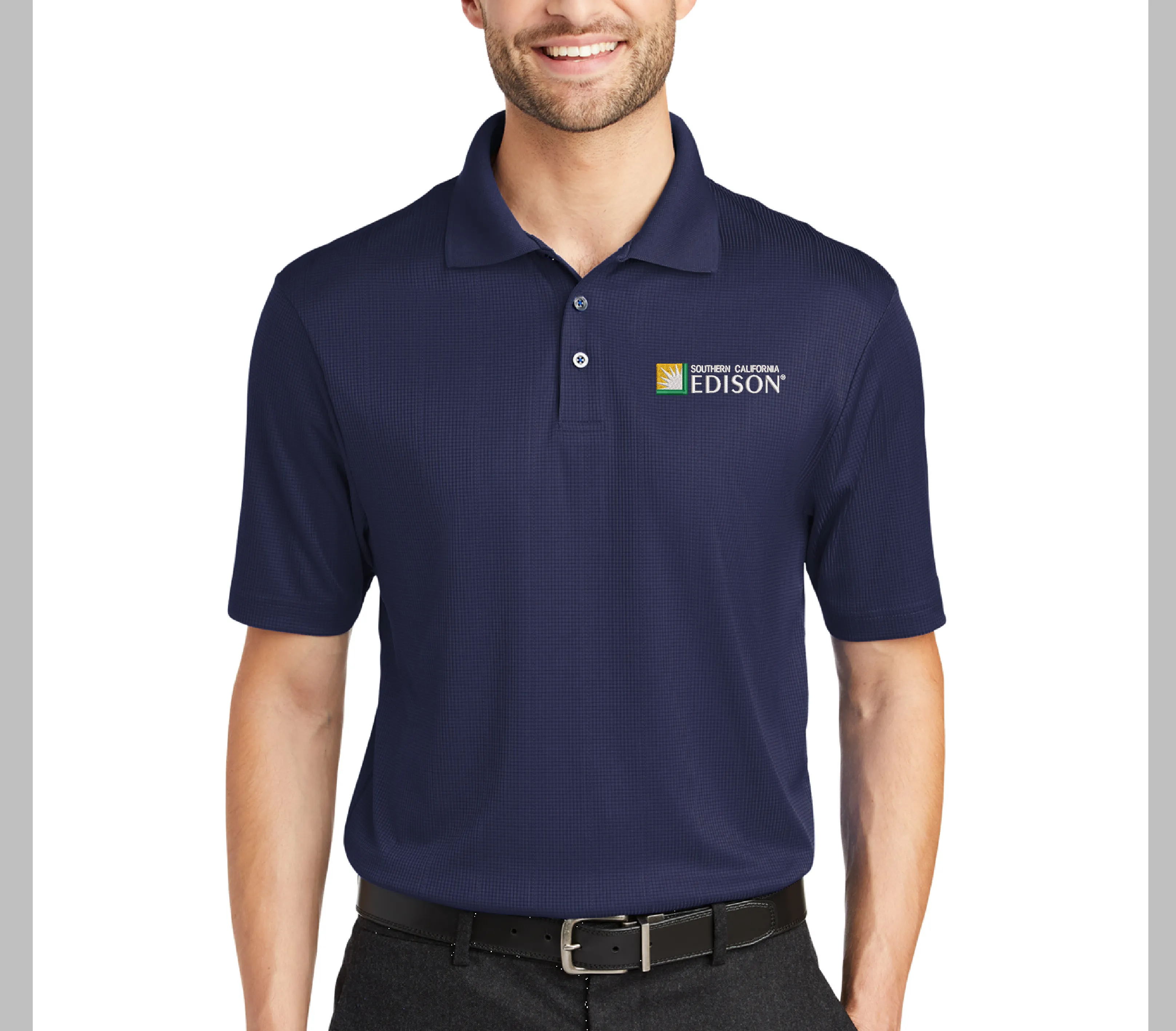 Custom Embroidered SCE Polo - Port Authority Performance Fine Jacquard Polo. K528