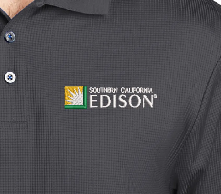 Custom Embroidered SCE Polo - Port Authority Performance Fine Jacquard Polo. K528